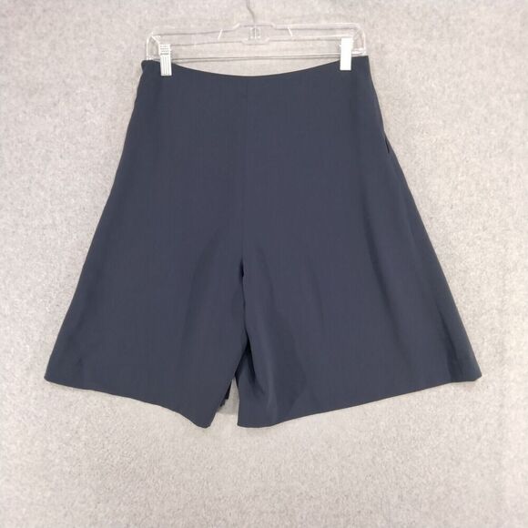 Lauren Ralph Lauren LRL Shorts Womens Size 4 Culottes Navy Blue Knee Length Wide - Picture 1 of 10